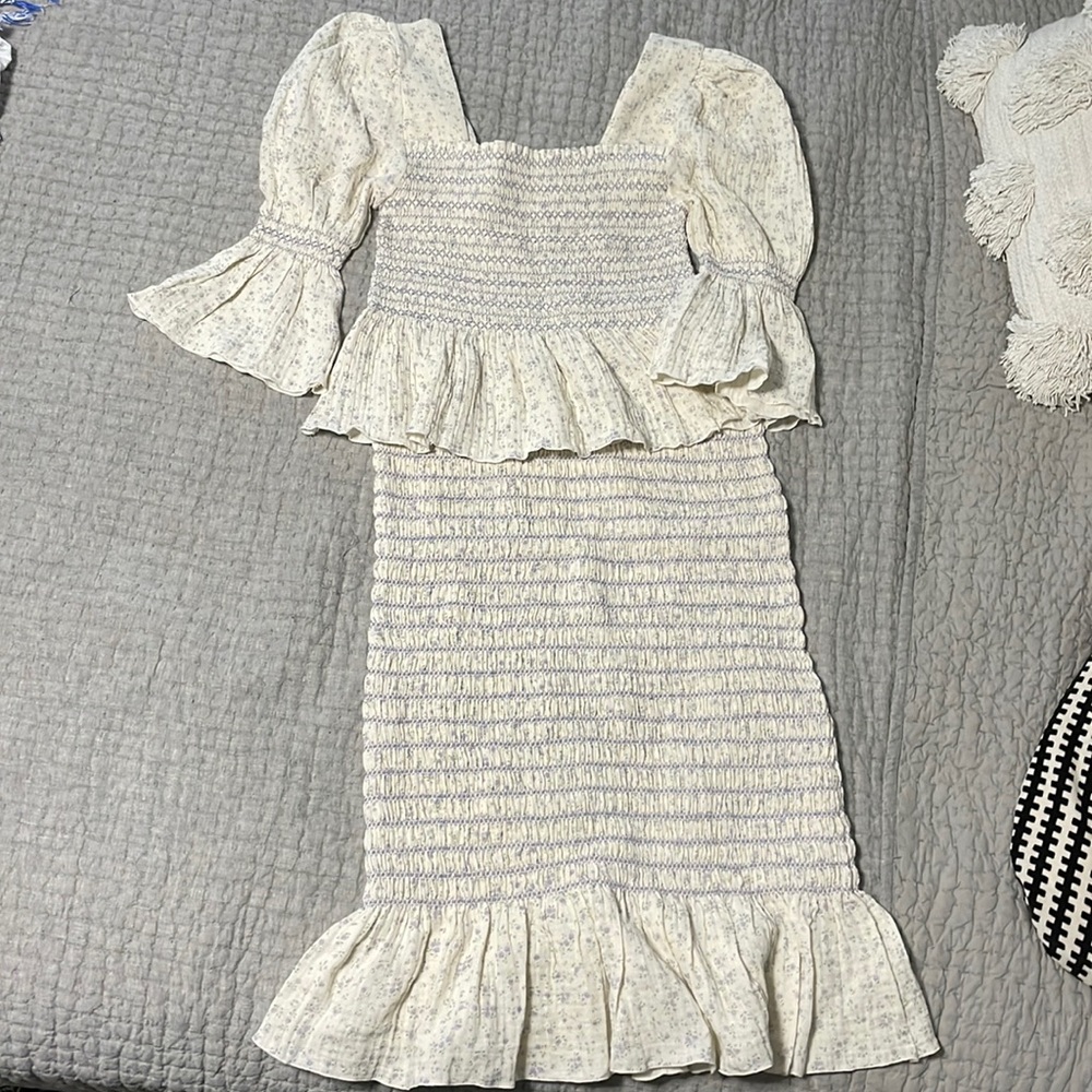 Nothing Fits But Skirt and Top Set